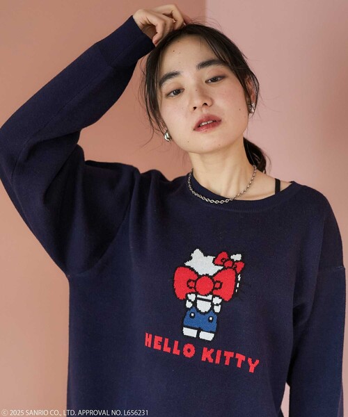 ニット セーター 「Sanrio/サンリオキャラクターズ」クロミジャガードニット レディース Sanrio/サンリオキャラクターズ】クロミジャガードニット