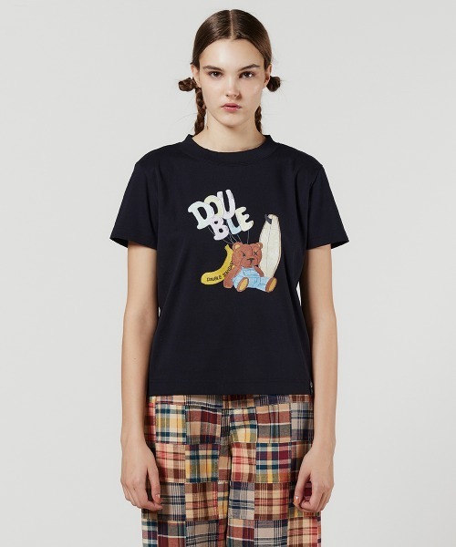 セール】ベアプリントフライスTシャツ（Tシャツ/カットソー