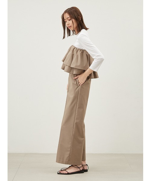 Mila Owen オールインワン ラッフルベアオールインワンTシャツ