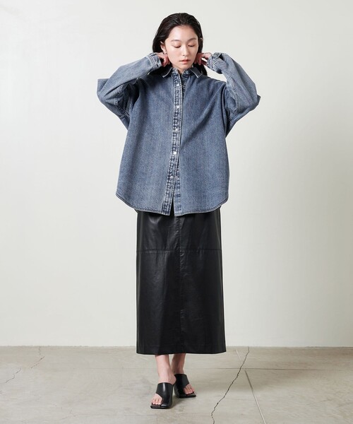 ブラウス シャツ 「MARW UNITED ARROWS」オーバーシャツ レディース MARW UNITED ARROWS ブラウス シャツ 「MARW ARROWS」デニム