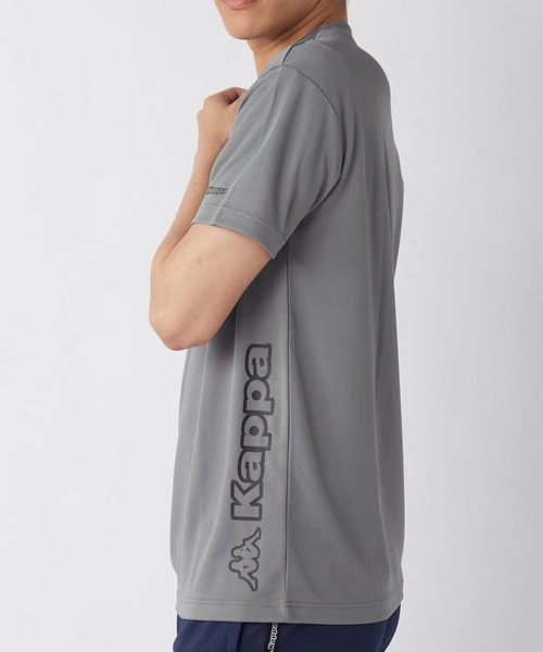 イタリア製 Kappa カッパ FCバルセロナＴシャツ グレー(メンズ M) Kappa（カッパ） tシャツ グラフィック半袖Tシャツ メンズ : ZOZOTOWN