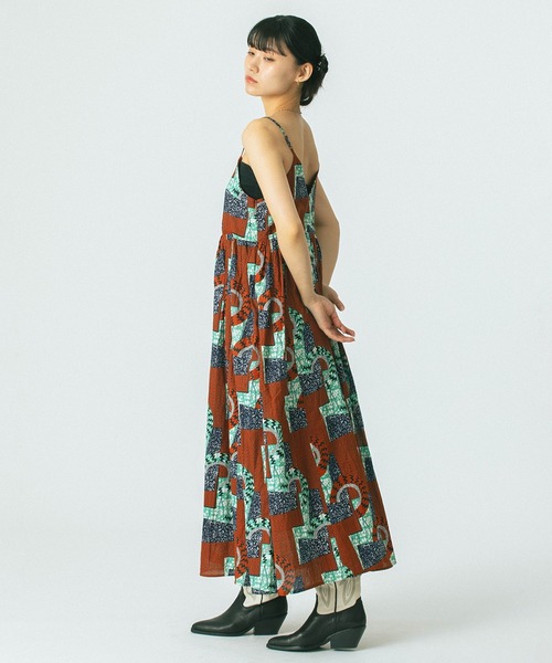 ROSE BUD ワンピース (mag.by c)PRINT CAMI DRESS : ZOZOTOWN