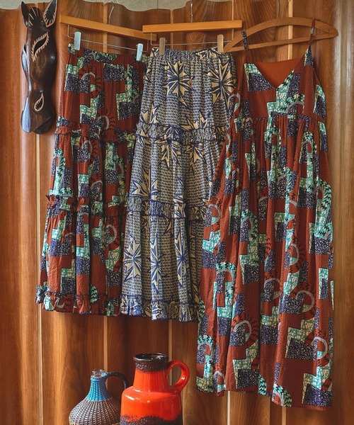 ROSE BUD ワンピース (mag.by c)PRINT CAMI DRESS : ZOZOTOWN