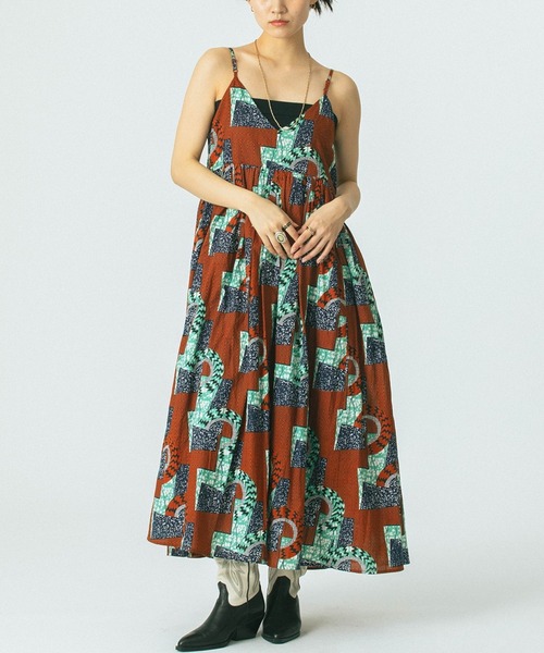 mag.by c マグバイシー】ジャカードボリュームワンピース mag.byc