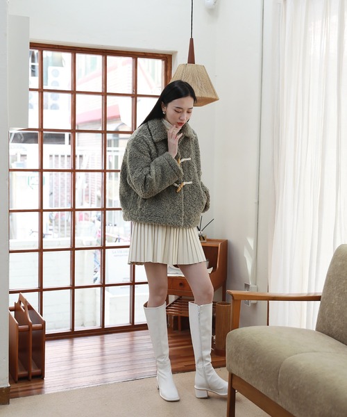 「by muni:r」 プリーツミニスカート FREE ブラック レディース_画像8