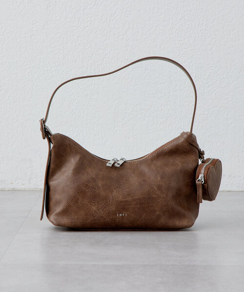 mystic トートバッグ loti ハートポーチ付きホーボーBAG