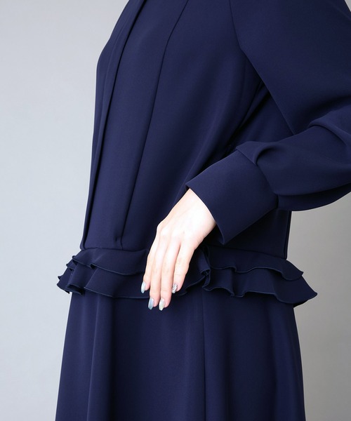 Ranerrh セットアップ 「NAVY」フリルデザインセレモニー