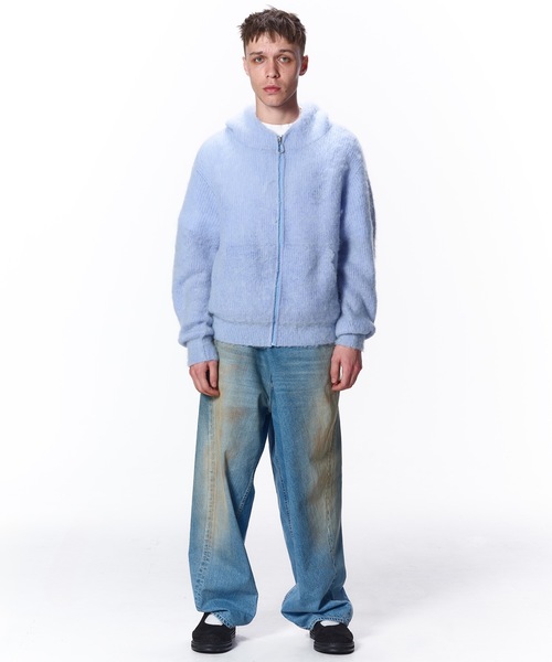 JieDa（ジエダ） ワイドパンツ ジーンズ OVER RAP DENIM PANTS メンズ