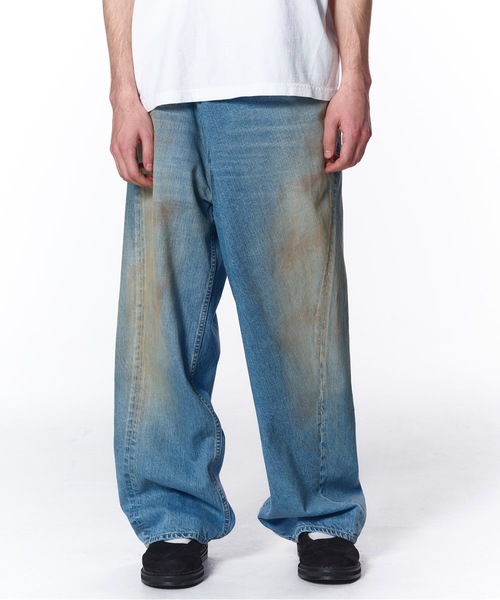 JIEDA（ジエダ） ワイドパンツ ジーンズ OVER RAP DENIM PANTS メンズ