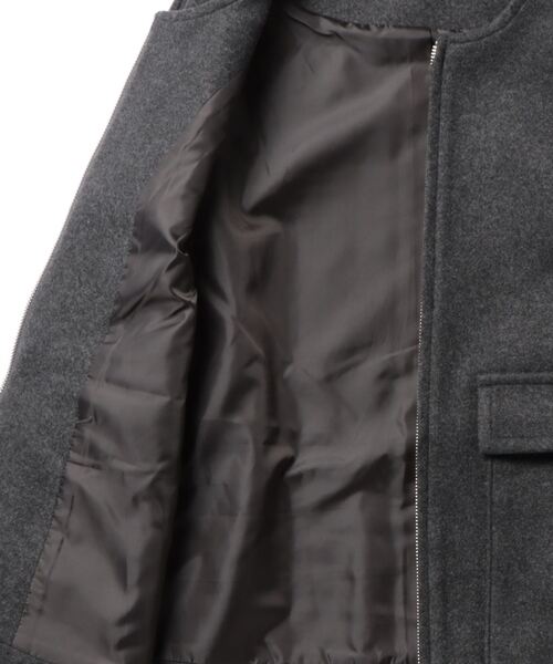 「for/c」 ブルゾン M チャコールグレー レディース_画像2