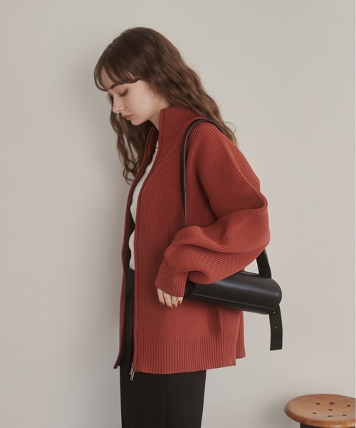 「ANGIE」 ニットカーディガン FREE アイボリー レディース_画像5