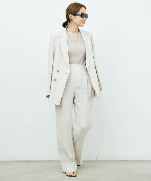 Deuxieme Classe スラックス パンツ *Decency レディース