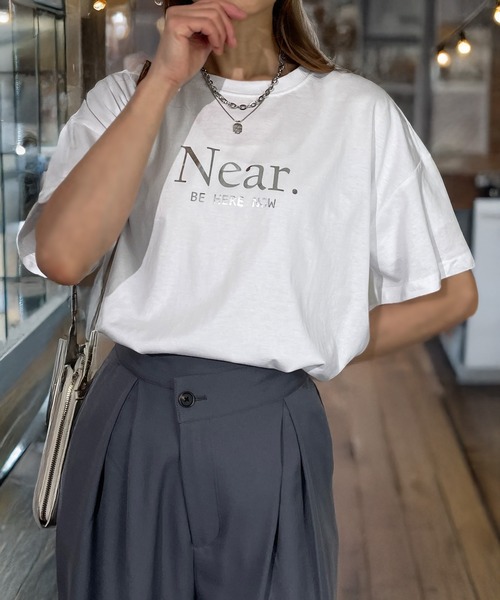 【23区Lサイズ】今季物！着心地最高♪涼しい！シルバーラメ半袖Tシャツ 23区Lサイズ】今季物！着心地最高♪涼しい！シルバーラメ半袖Tシャツ