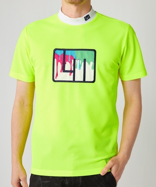 シャツ 半袖 「LOUDMOUTH/ラウドマウス」モックネックストレッチ半袖