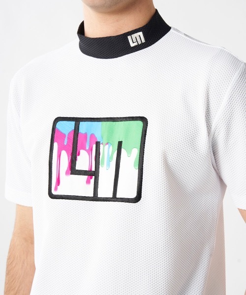 ラウドマウス　モックネックTシャツ シャツ 「LOUDMOUTH/ラウドマウス」モックネックストレッチ半袖