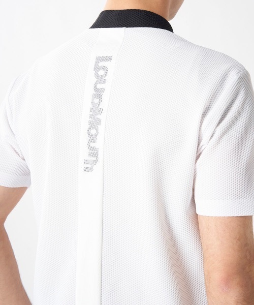 シャツ 「LOUDMOUTH/ラウドマウス」モックネックストレッチ半袖