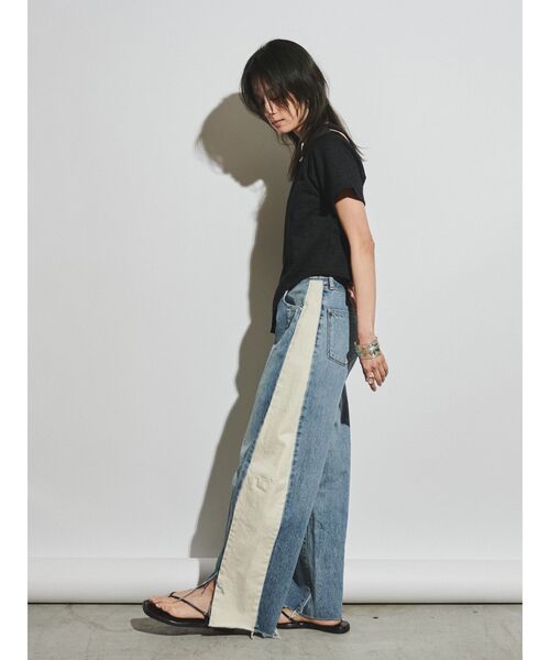 Ungrid tシャツ 「Htage」バックデザインリンガーTee レディース