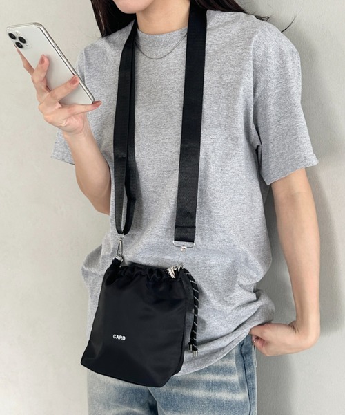 ナイロン巾着バッグ - ブラック | ZARA Japan / 日本