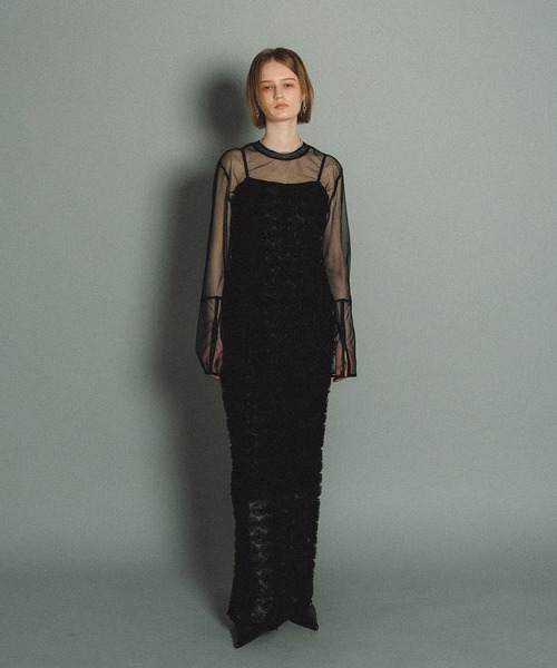 et.UNiVER ドレス Rose race pencil dress : ZOZOTOWN Yahoo!店 - 通販