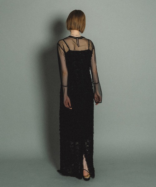 Rose race pencil dress ドレスワンピースet.UNiVER et.UNiVER ドレス Rose race pencil dress : ZOZOTOWN Yahoo!店 - 通販
