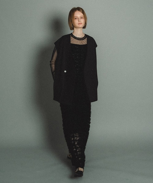 et.UNiVER ドレス Rose race pencil dress : ZOZOTOWN Yahoo!店 - 通販