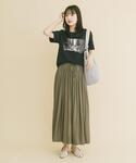 パンツ イージーガウチョパンツ レディースの詳細画像5