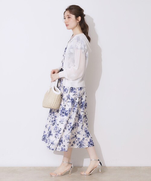 ２点おまとめ23区　デニムスカート　クチュールブローチパーカー 2点おまとめ23区 デニムスカート クチュールブローチパーカー レディース