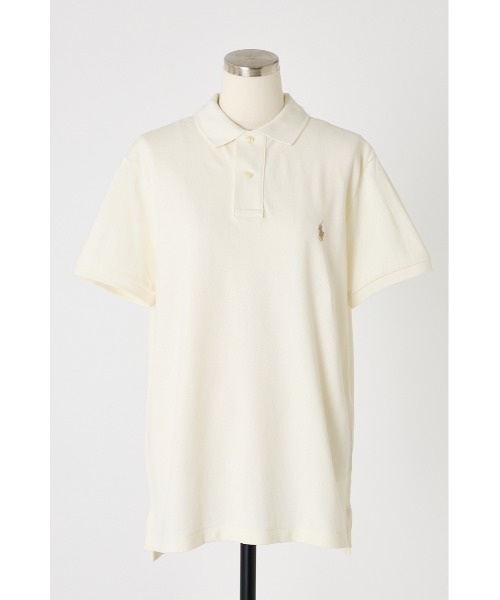 ブラウス シャツ 「POLO RALPH LAUREN」カスタム スリム フィット メッシュ ポロシャツ レディース