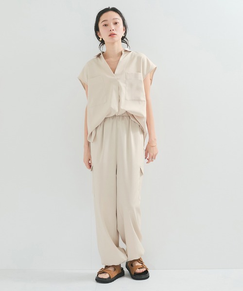 LE CERCLE par rope' ワイドパンツ カーゴパンツ 「セットアップ対応