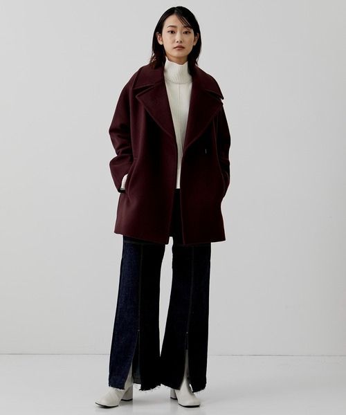 出品11/16迄 最終値下げ 定価4万円 SUPER140ビッグカラーコート UNITED TOKYO（ユナイテッドトウキョウ） ステンカラーコート コート