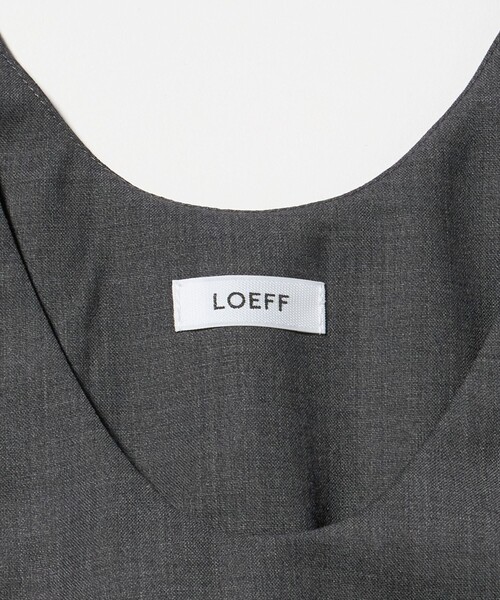 LOEFF トロピカルウールバルーンドレス ロエフ/ワンピース LOEFF＞トロピカルウール バルーン ドレス（ワンピース）｜LOEFF
