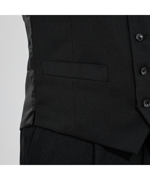 SUIT SELECT 未使用に近い美品　3ピーススーツ　S位ベストリバーシブル SUIT SELECT スーツ ベスト 「結婚式・セレモニー・イベント対応可