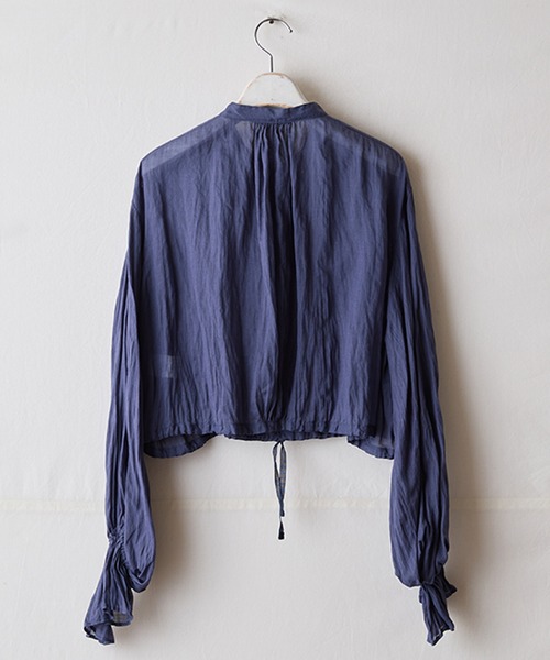 ブラウス シャツ bishop-sleeve bolero II レディース suzuki takayuki ブラウス シャツ bishop-sleeve bolero II