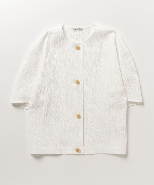 「Steven Alan」 半袖ブラウス S ホワイト レディース
