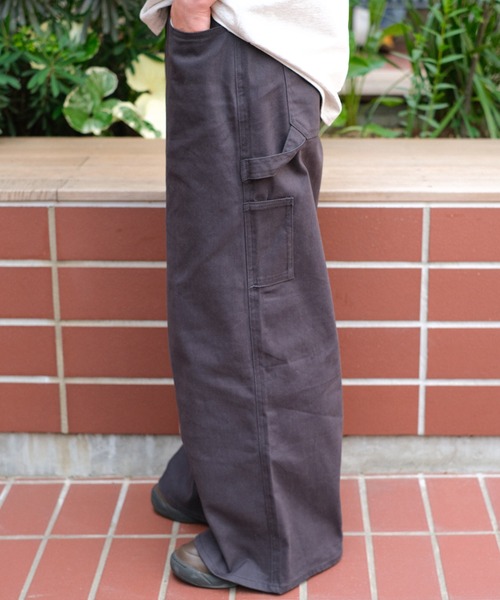 fxsコットンペインターパンツ ペインターパンツ メンズ ワイドパンツ テーパード ワークパンツ
