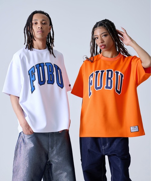 ◆FUBU◆フブ PRINTED Tシャツ FUBU tシャツ フブ ブランド カレッジ ロゴ 刺繍 アメカジ