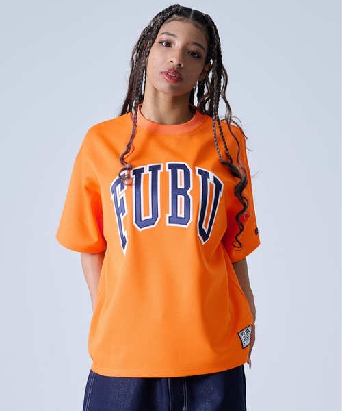 美品 Platinum FUBU メンズ 半袖 Tシャツ L レッド デサント 美品 Platinum FUBU メンズ 半袖 Tシャツ L レッド デサント