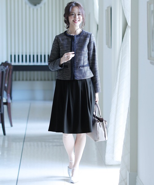 Pour Vous スカートスーツ PourVous 「PourVous」 スカートスーツ M ネイビー レディース