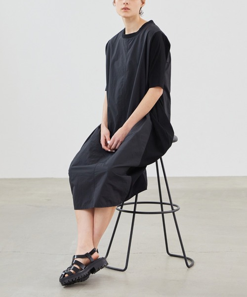 美品  ノースリーブワンピース コクーンドレープワンピース レディース 03 コクーンワンピース 綿麻オックス | OPノースリーブ | 【公式】D*g*y