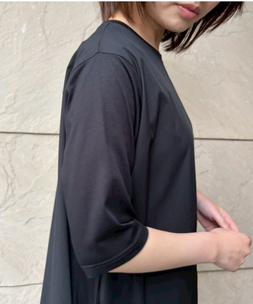R-ISM ワンピース 半袖 「人気アイテム」コクーンワンピース