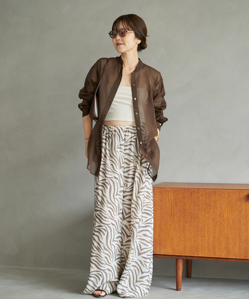 organdy sheer シャツ　Plage プラージュ　オーガンジーシャツ plage｜organdy sheer シャツ | Rakuten Fashion(楽天
