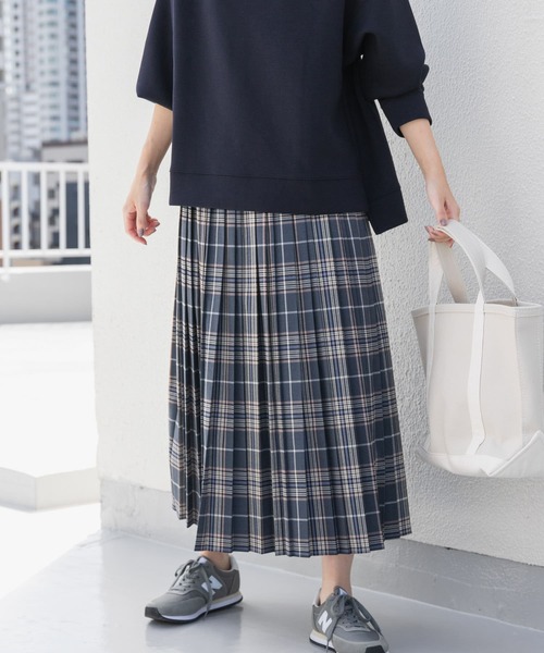 【新品】URBAN RESEARCH DOORS ツイルプリーツスカート URBAN RESEARCH DOORS 「URBAN DOORS」 プリーツスカート MEDIUM