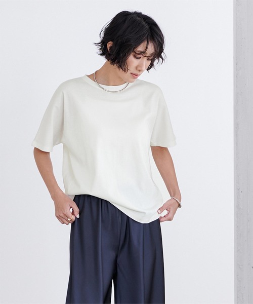 「ur's」 半袖Tシャツ M ホワイト レディース