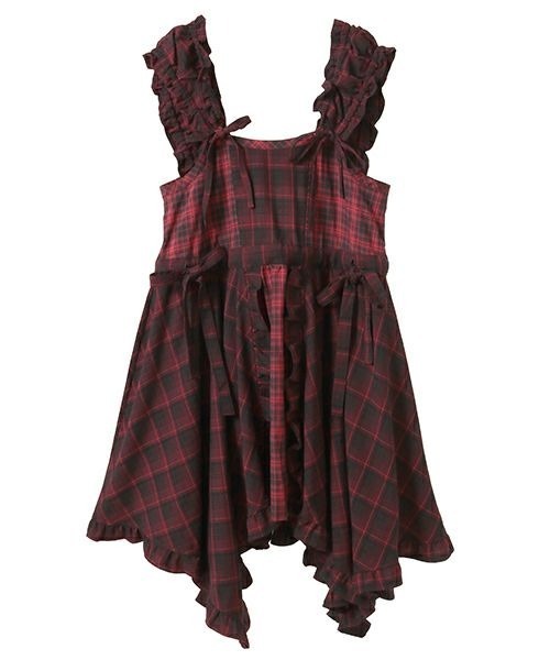 Candy Stripper（キャンディーストリッパー） ワンピース FRILL CHECK