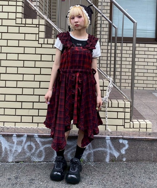 Candy Stripper（キャンディーストリッパー） ワンピース FRILL CHECK