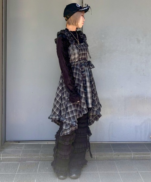 Candy Stripper（キャンディーストリッパー） ワンピース FRILL CHECK