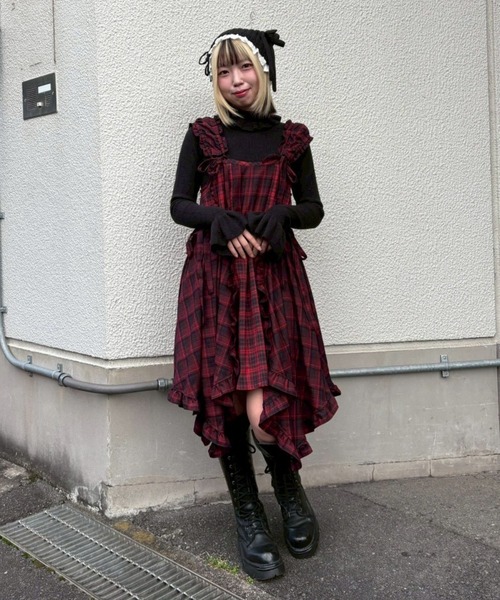 Candy Stripper（キャンディーストリッパー） ワンピース FRILL CHECK