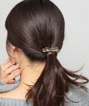 ヘアピン ダブル リボンモチーフ ポニー フックの詳細画像1