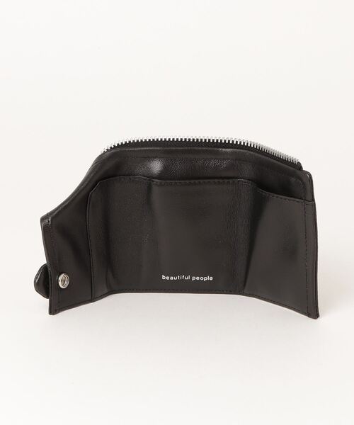 beautiful people 三つ折り財布 黒 beautiful people 最大37%☆8/31まで ビューティフルピープル