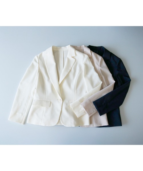「WHITE JOOLA」 テーラードジャケット S ネイビー レディース